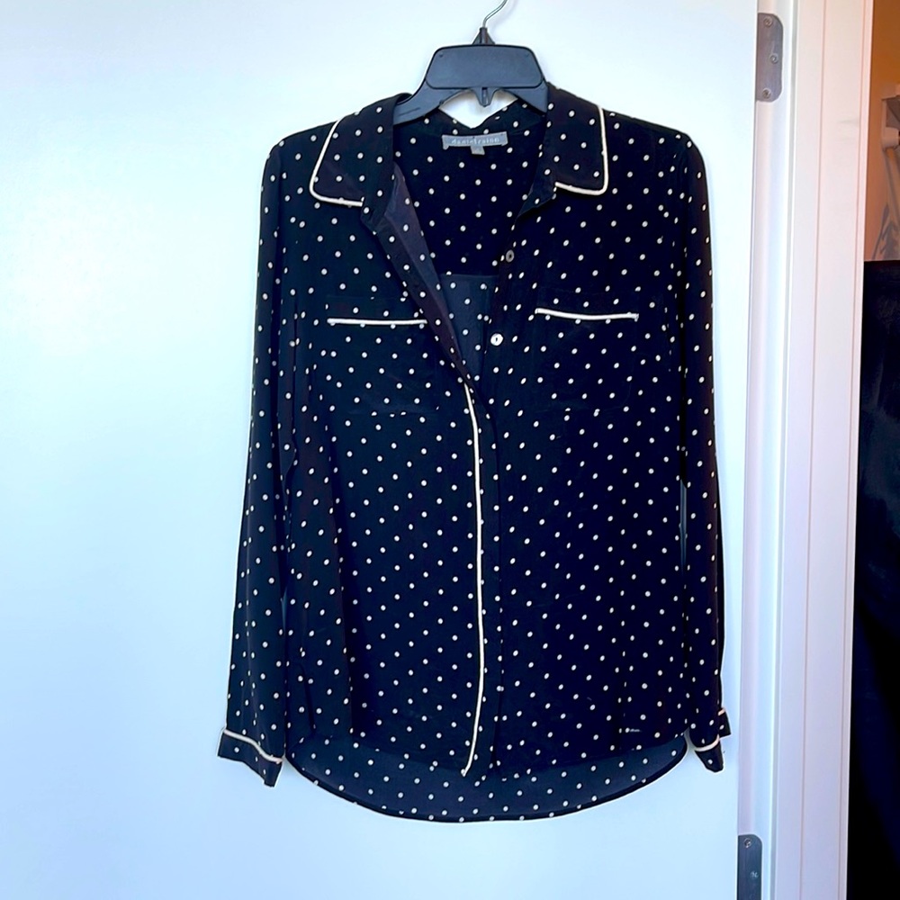 Polkadot black shirt